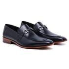 Sapato Social Loafer em Couro Preto Sapato Fino em Couro Sapato Masculino