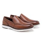 Sapato Social Loafer Masculino Couro Casual Moderno