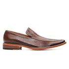 Sapato Social Marrom Mouro Loafer Em Couro 660