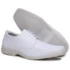 Sapato Social Masculino Branco ou Preto Casual e de Amarrar