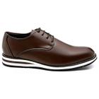 Sapato Social Masculino Casual Esporte Fino Oxford Sapatênis Confortável Macio Amarrar Com Cadarço