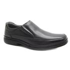 Sapato Social Masculino Conforto Couro Preto - Leveterapia Preto