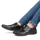 Sapato Social Masculino Executivo Estilo Italiano Linha Conforto Sola de Borracha