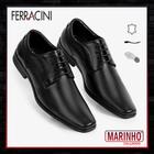 Sapato Social Masculino Ferracici Liverpool Couro Legitimo Confortável Ref: 4077-281G