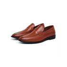 Sapato social masculino mocassim casual de couro legitimo slip on confortavel 38 ao 45