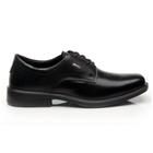 Sapato Social Masculino Together Couro Preto Pegada 124773-01