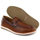 Sapato social Oxford esporte Masculino couro forrado 171 caramelo