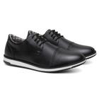 Sapato Social Oxford Masculino Cadarço Moda Elegante Calce Fácil Confortável