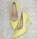 Sapato tipo scarpin verde lemon