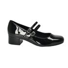 Sapato Via Marte Feminino Verniz Preto 070-004-01