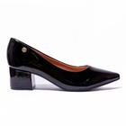 Sapato vizzano feminino preto verniz 1220315