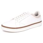 Sapatos de tênis Nautica Turvo-White, casual com cadarço, mocassim, masculino