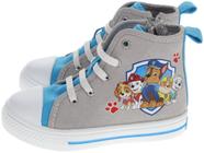 Sapatos Paw Patrol Hi-Top para crianças, tênis de lona