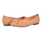 Sapatos Tommy Hilfiger Gallyne Ballet Flat Femininos Caramel