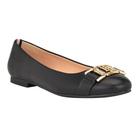 Sapatos Tommy Hilfiger Gallyne Ballet Flat femininos pretos tamanho 7