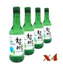 Saquê Coreano Soju Chamisul Fresh 17.8% 360ml (Kit com 4)