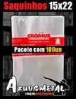 Saquinhos de Polipropileno 15x22cm p/ Mangás, HQs e Livros. (100 unidades) - Cromus