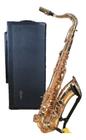 Sax Tenor Condor Cst60 Gold Dourado Com Case Luxo