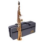 Saxofone Soprano Bb Dominante Com Kit Limpeza e Semi-Case