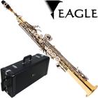 Saxofone Soprano Eagle Sp502 Ln Em Sib + Case Luxo