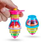 Saytay 15-pack levou a luz piscando Ufo Spinning tops com