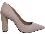 Scarpin Atacama Rose Salto Bloco 11cm