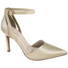 Scarpin Bebecê Bico Fino Salto Fino Com Fecho 9430-079