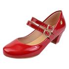 Scarpin Bico Redondo Estilo Boneca Salto Conforto 40.023