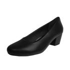 Scarpin Boneca Salto Baixo Grosso Luiza Sobreira Preto Mod. 2076