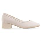 Scarpin Comfortflex Salto Bloco Feminino