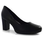 Scarpin de Salto Alto Piccadilly Preto 130185 NEW