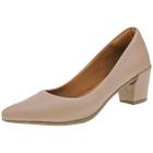 Scarpin Feminino 41,42,43 Sapato Social Confort Salto Baixo Grosso Casual