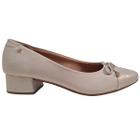 Scarpin Feminino Adulto Softli Salto Grosso Bico Fino