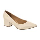 Scarpin Feminino Casual Vizzano - Creme