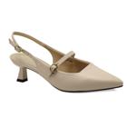 Scarpin Feminino Mariotta Aberto Salto Baixo