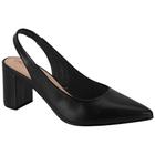 Scarpin Feminino Slingback Preto Beira Rio 4241.231