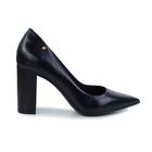 Scarpin Feminino Solis Brasil Caseinado Preto - 1470A