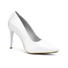 Scarpin Feminino Verniz com Bico Fino e Salto Alto 10cm