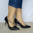 Scarpin Feminino Verniz Premium Preto- Beira Rio