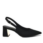 Scarpin Feminino Via Marte Slingback 155-001 Preto