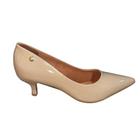 Scarpin Feminino Vizzano Salto Baixo 1122828 Verniz