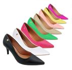 Scarpin Feminino Vizzano Salto Baixo 7,5cm Bico Fino 1185702