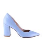 Scarpin Feminino Zariff 229371568 Azul Céu