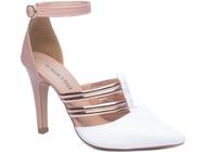 Scarpin Luxo Classe A - Salto 9cm Fino em Cone Specchio Rose