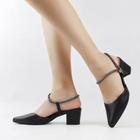 Scarpin Salto Bloco Slingback