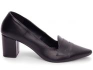 Scarpin Sleep Salto 6cm Elegancia Sofisticada em Preto