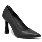 Scarpin Via Marte Salto Alto Bico Fino Feminino Cor Preto