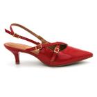 Scarpin Vizzano 1122.885 Sapato Salto Bico Fino Slingback Feminino