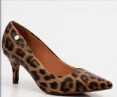 Scarpin vizzano animal sales print veludo onça