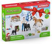 Schleich Farm World, Presentes para Crianças de 3 anos ou mais, Calendário do Advento do Mundo da Fazenda com 24 brinquedos surpresa